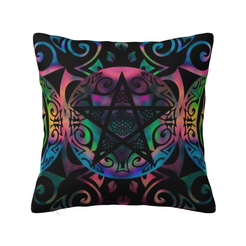 Major Arcana Tarot Astrology Chart Modern Pillow Cover Home Decorative Goth Zodiac Witch Magic Car Cushion