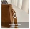 Retro Handbag: Niche Design Frosted Shoulder/Crossbody Bag