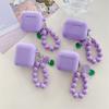 Ins Tulip Bead Chain for AirPods Pro1 Generation Protective Case 1 Generation Pro1 Generation Apple Bluetooth Headset Case