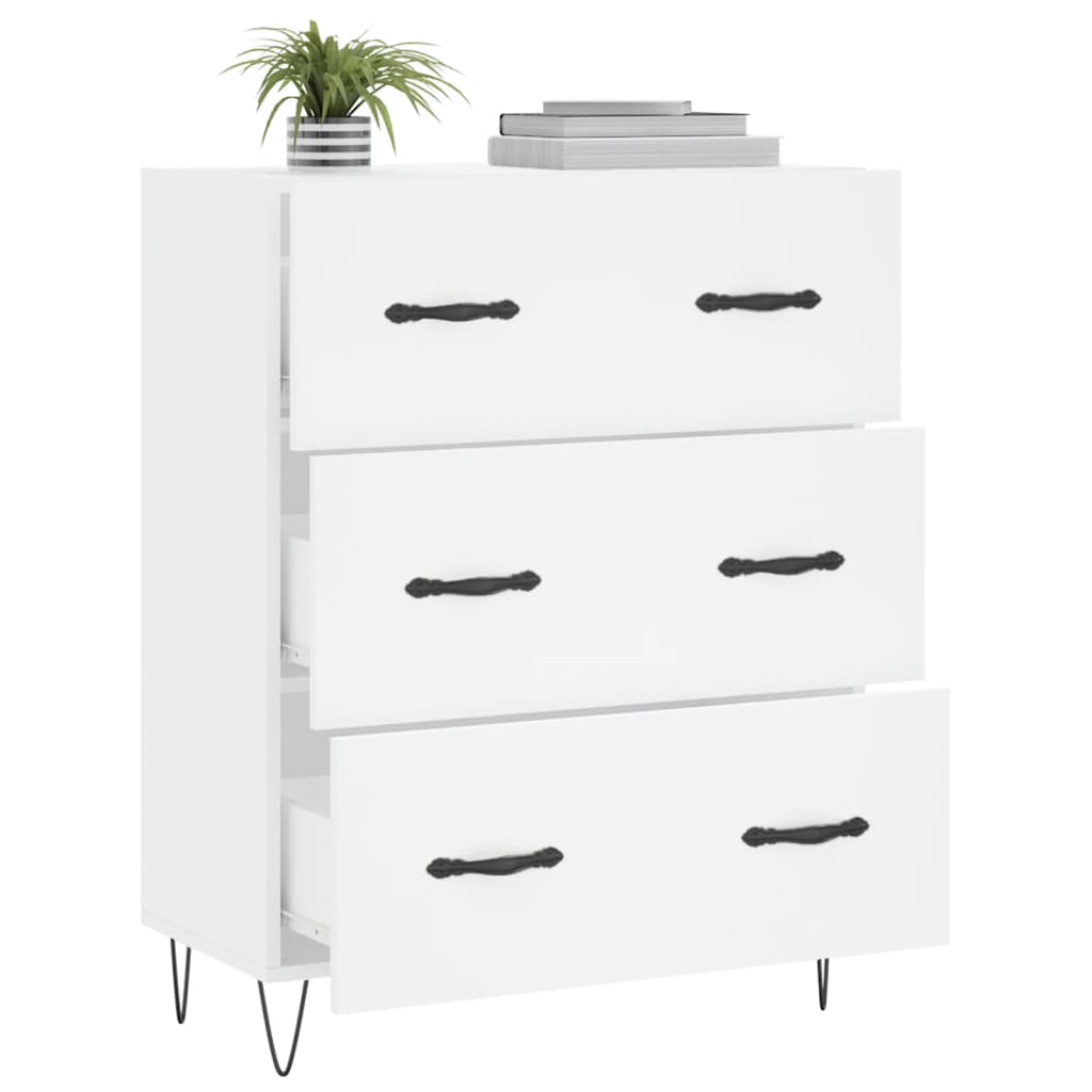 vidaXL Sideboard Weiß 69,5x34x90 cm Holzwerkstoff