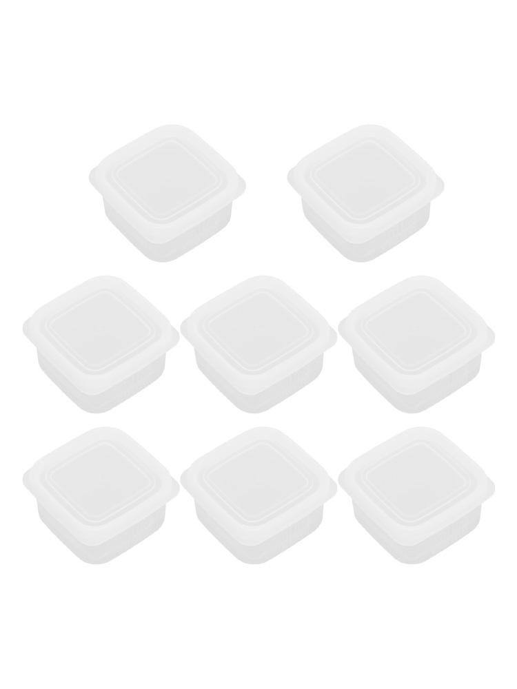 8 Compartment Refrigerator Box Set Space-saving Box Space-saving Containers 32*32*24cm Refrigerator Storage Box