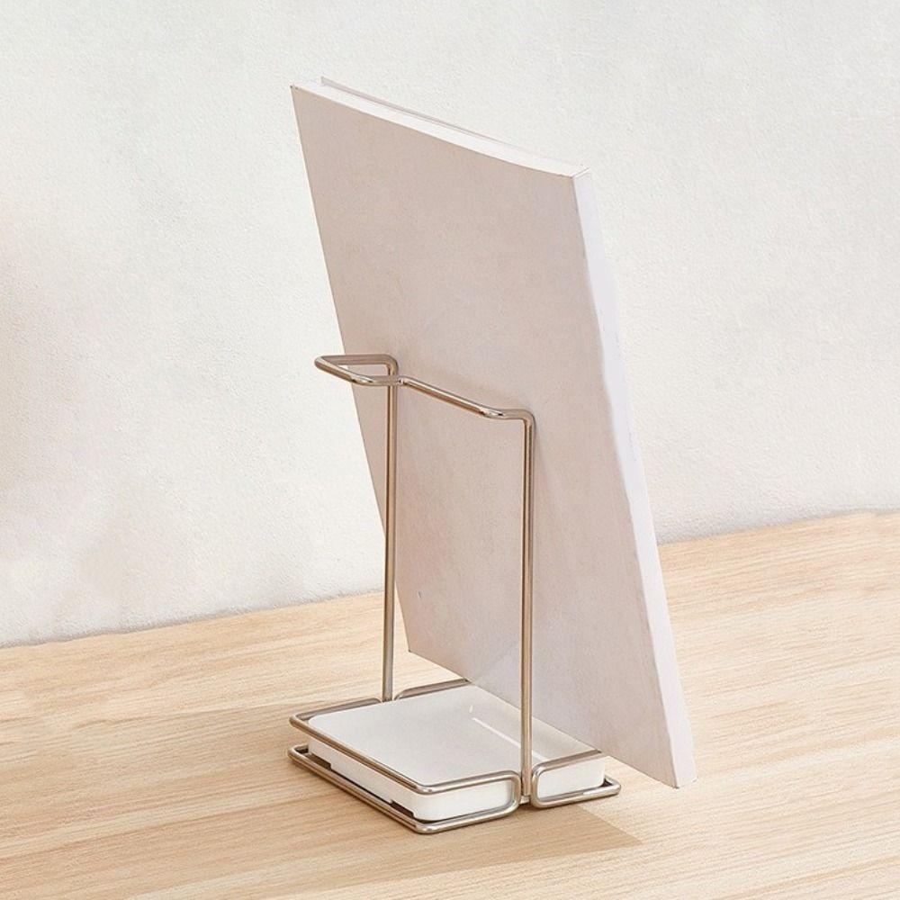 Stainless Steel Pot Lid Rack Non-Tipping Spoon Rest Shelf Modern Spatula Holder  Restaurant