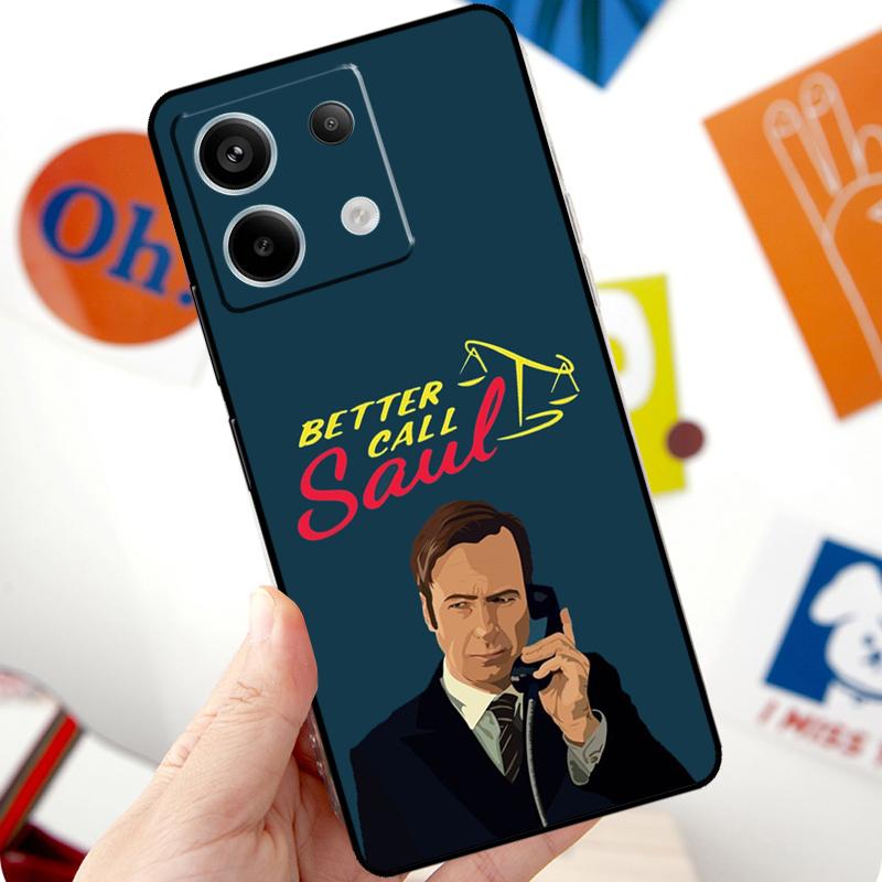 Better Call Saul Funda For Xiaomi Redmi Note 11 10 12 13 14 Pro 10S 11S 12S Case For Redmi 15 10C 13C 12C 14C