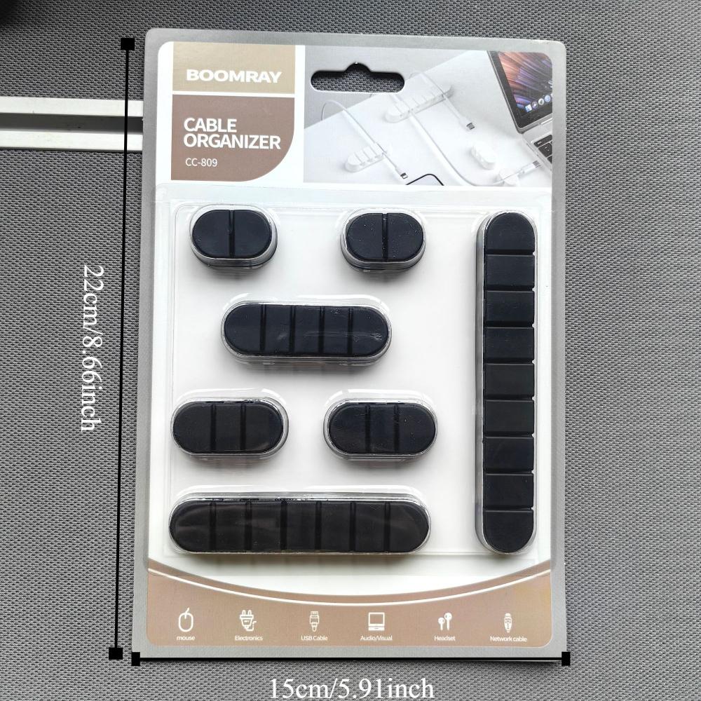 Butuc de viteze anti-alunecare Suport cablu autoadeziv Card de cablu Înfășurator de cablu Suport cablu Clip Manager cabluri desktop