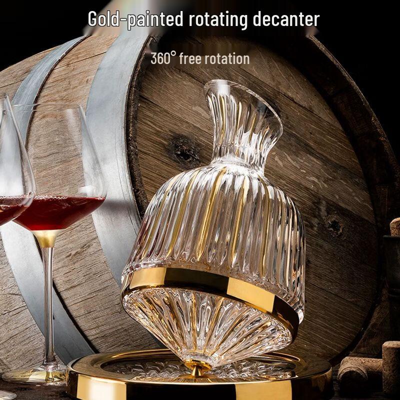 European Crystal Glass Wine Decanter