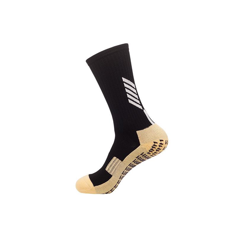 Professional Mid-Calf Anti-Slip Football Socks - Thick, Breathable, High Elasticity with Silicone Grip