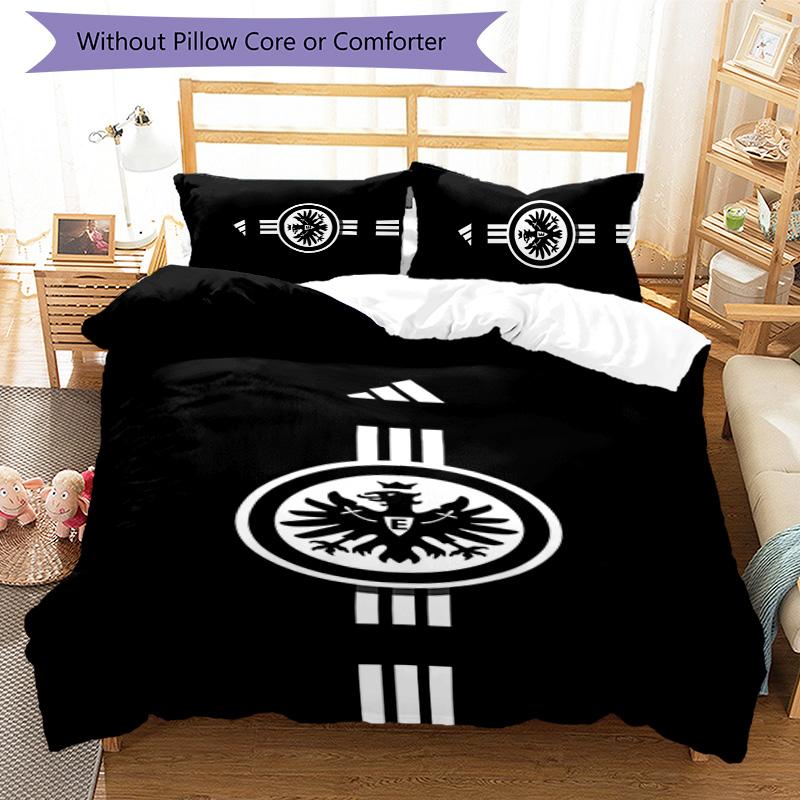 Eintracht 3pcs Bedding Set Duvet Cover Closure Includes 1 Duvet Cover & 2 Pillowcases for All Seasons Bedroom Home Dorm Decor