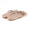 Great HERMES Sandals Medor Leather Thong Metal Pink Leather Women 36.5 Used