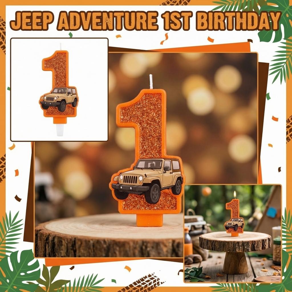 Fashion Cartoon Creative Birthday Candles Party Digital Candles