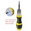Practical Illuminated Screwdriver 45Nm Torques Capacity Delicate 20cm Design With NonSlip Ergonomic Handle top sale