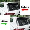 Hinterer Seitenspoiler Flügel Schutzaufkleber Abdeckung für Volkswagen Tiguan Rline MK2 2017+ Carbonfaser-Look / Glänzend schwarz