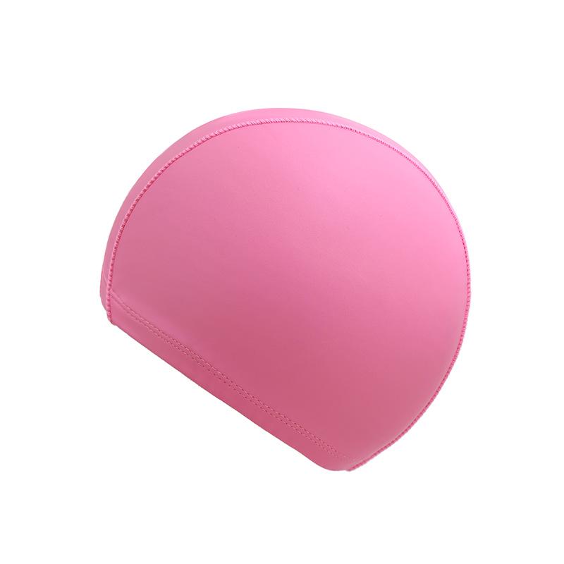 Nabeimeibu Adult Solid Color Cloth Swimming & Cycling Cap - Black, Individually Packaged