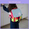 Fashionable Color Contrasting Canvas Backpacks For Boys And Girls Daily Outings