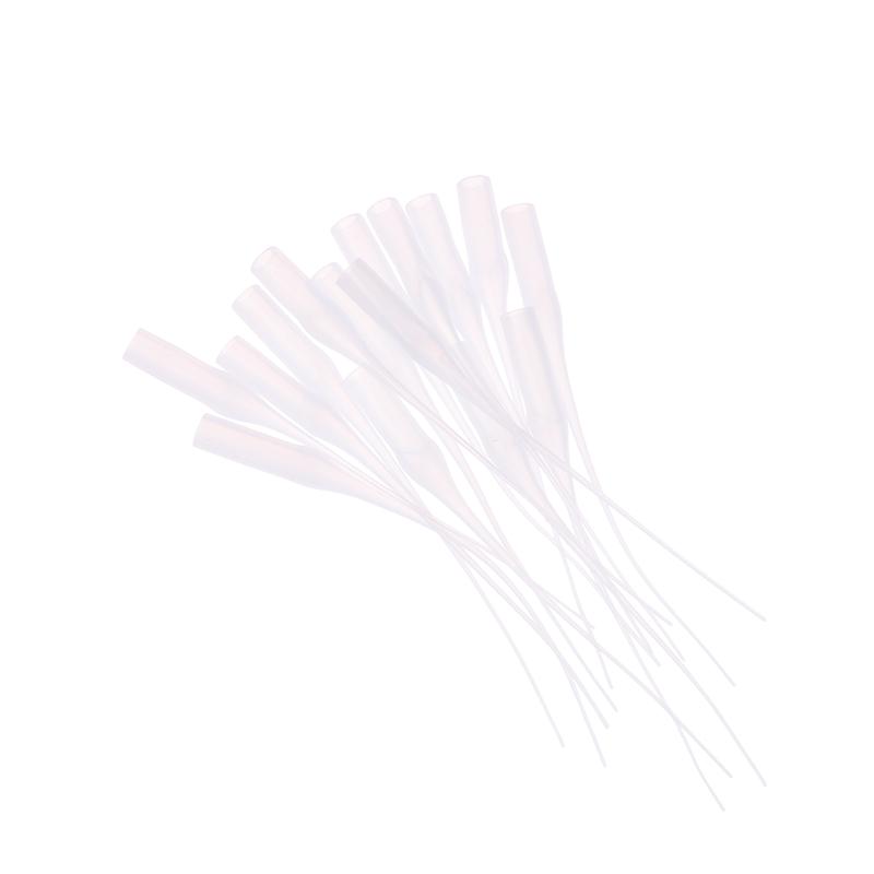 100Pcs Extended Dotting Glue Applicators Tubes for Laboratory Crafts Fine Dispensing Glue Art Modeling Uses