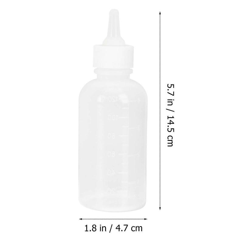 Small Cat Milk Bottles for Feeding 12Pcs Reusable Nursing Bottles for Pets