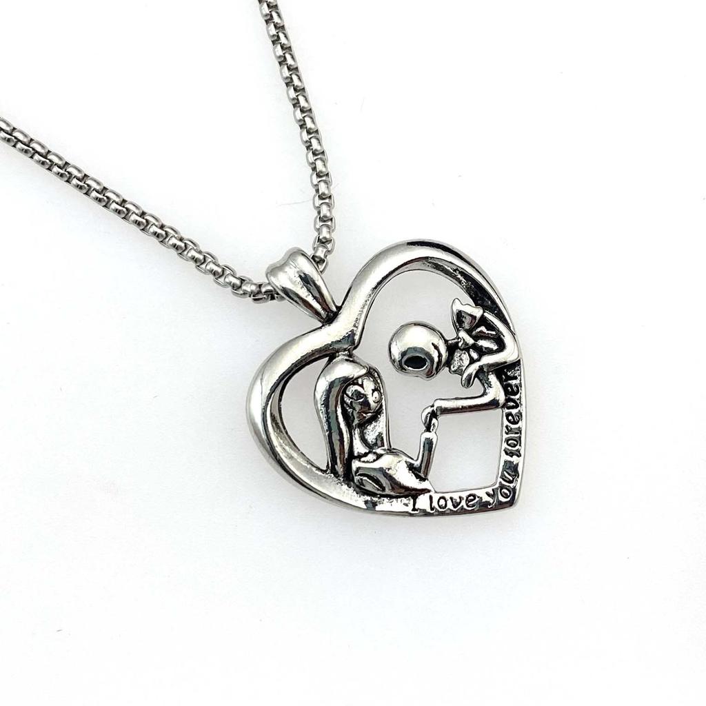 Fashion Love Valentine'S Day Gift Pendant Jewelry Heart-Shaped Exquisite Simple Necklace