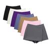 Damen Hohe Taille Gerader Skort Mikrostretch Mehrfarbig Taschen Design Fünf-Punkt Länge Lässige Mode Tägliche Shorts