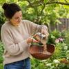 Hängende Vogeltränke, Multifunktionaler Wasserspender mit Planschbecken für Terrasse, Rasen, Garten
