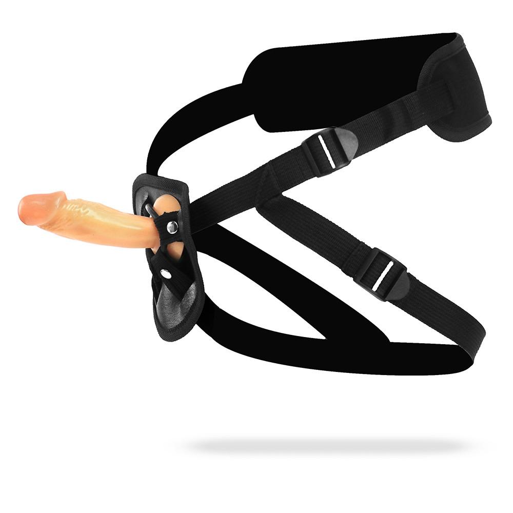 Strap On Penis Panties Black Leather Wearable Strapon Dildos Pants Sex Toys for Women Lesbian Gay Adult Game