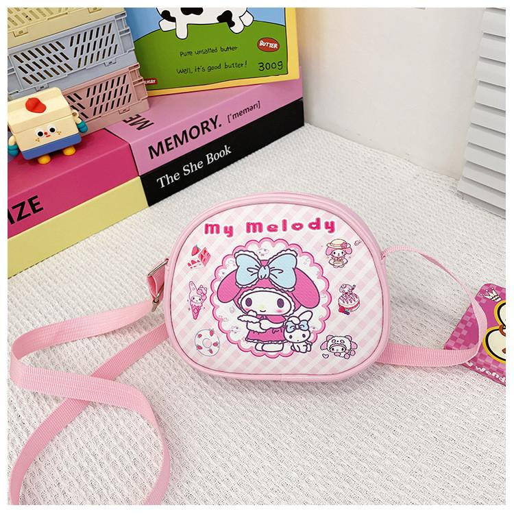 Trendy Lightweight Kids Crossbody Shoulder Bag Fashionable Cute Cartoon Backpack For Girls