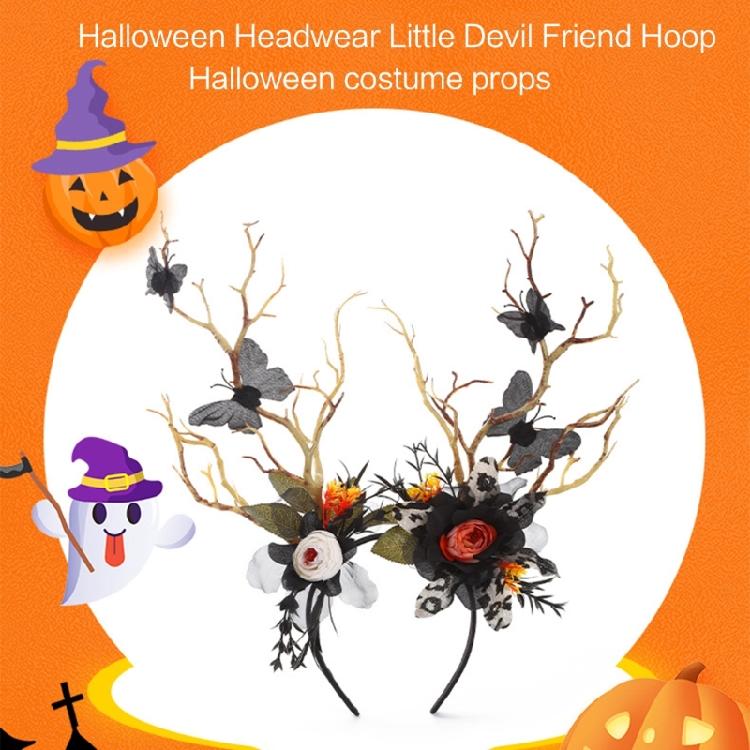 Halloween Hairhoop Festival Party Bat Hairband Masquerade Balls Gothic Headwear