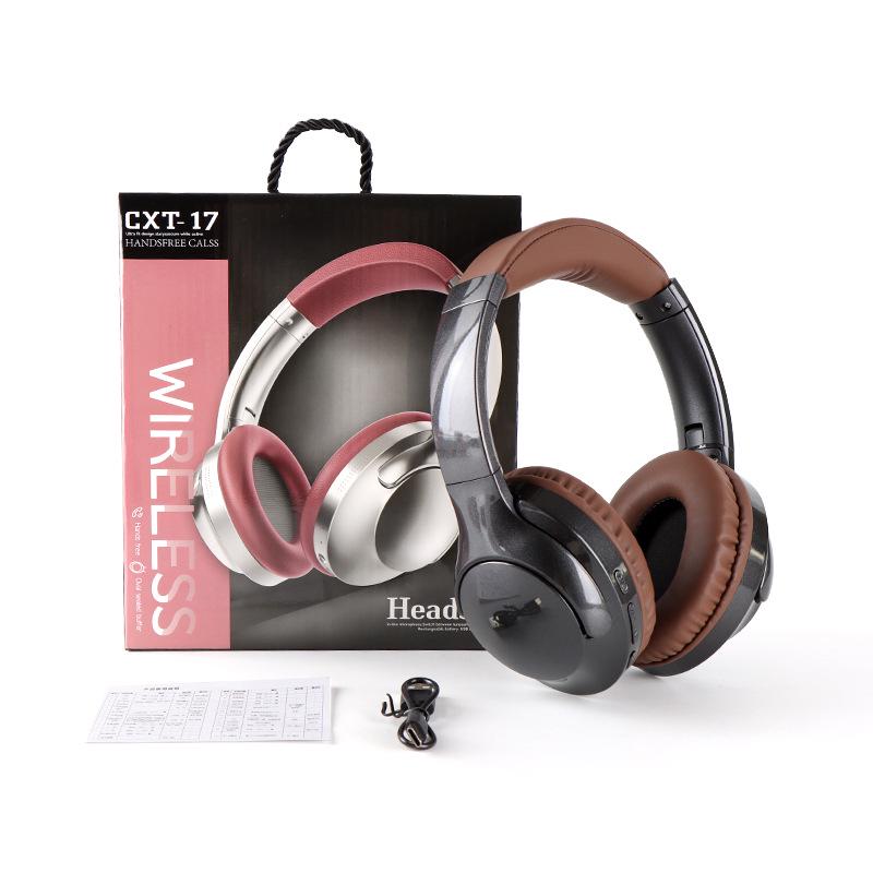 American Retro Over-Ear Wireless Bluetooth Headphones with Long Battery Life - Universal Stereo Headset for Mobile Phones.