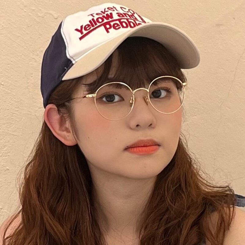 SBKA Bicbis-C03 Gold Rim Glasses Frame (Blue Light Blocking)