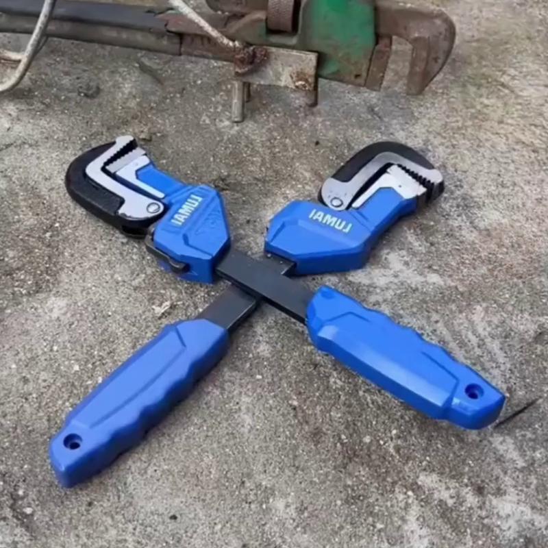 Adjustable Pipe Tube Wrench Plumber Pliers Key Universal Tools Plumbing Heavy Duty Bathroom Tap Clamp Spanner