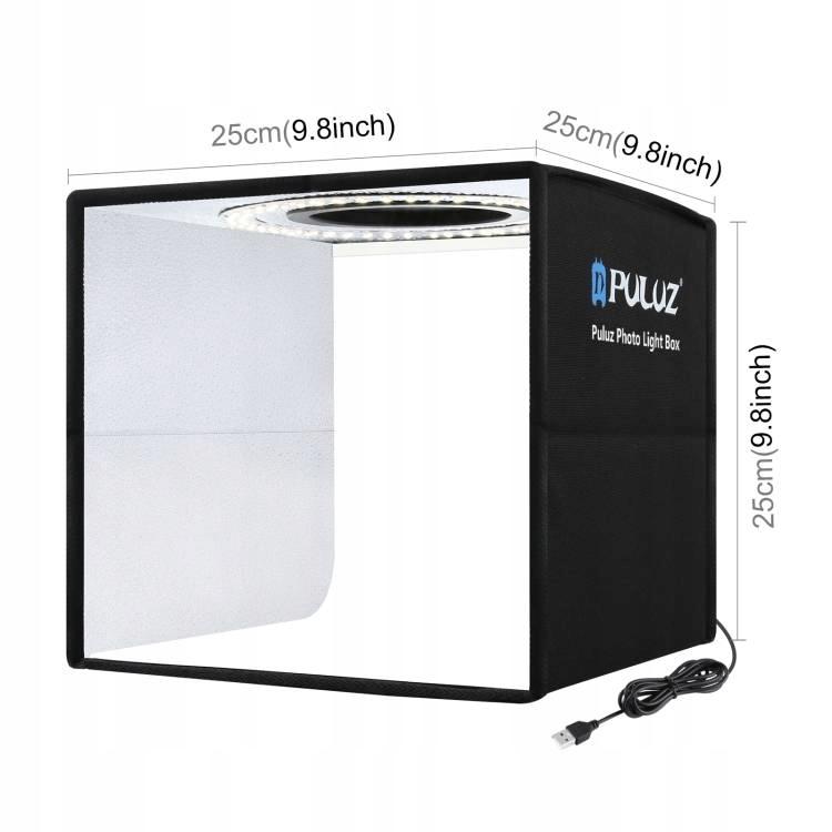 Shadowless Photographic Tent 25cm Puluz For Product Photos LED 5500K