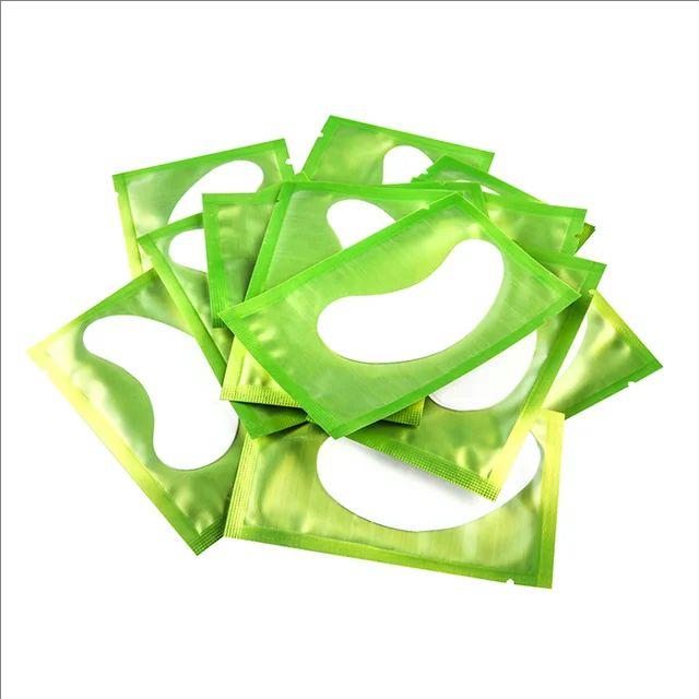 50Pairs Eyelash Pad Gel Patch Grafting Eyelashes Under Eye Patches For Eyelash Extension Paper Sticker Application Make Up