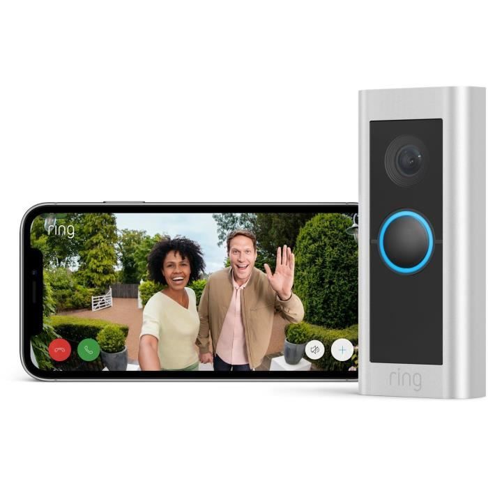 Sonnette vidéo - ring - video doorbell pro 2 - hd 1536p - détection 3d - alimentation filaire