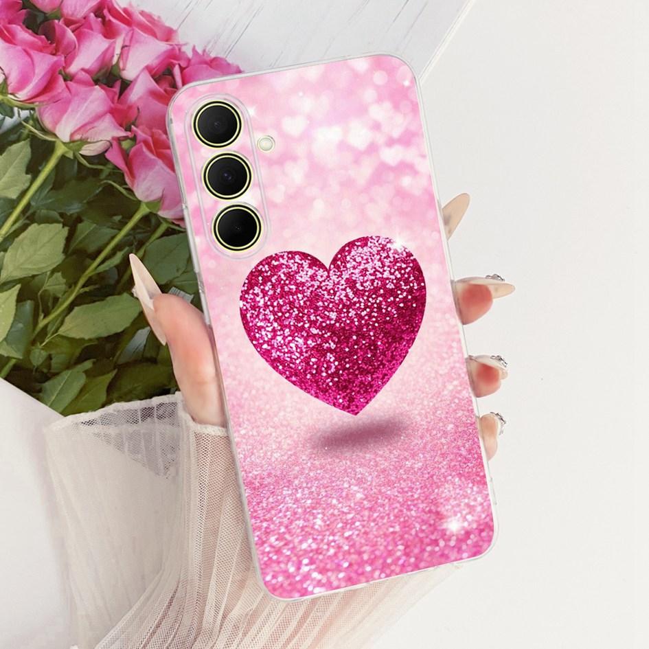 Hülle Für Samsung Galaxy A17 A37 A57 5G Cover Neue Stilvolle Blume Klare Weiche Silikon Handyhülle Für Samsung A 17 A 37 A 57 Stoßfänger
