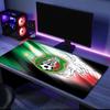 Mexico Football Emblem mouse pad, rubber base, esports desk mat, mouse pad for gamers and office use, gaming desk , easy to clean mat