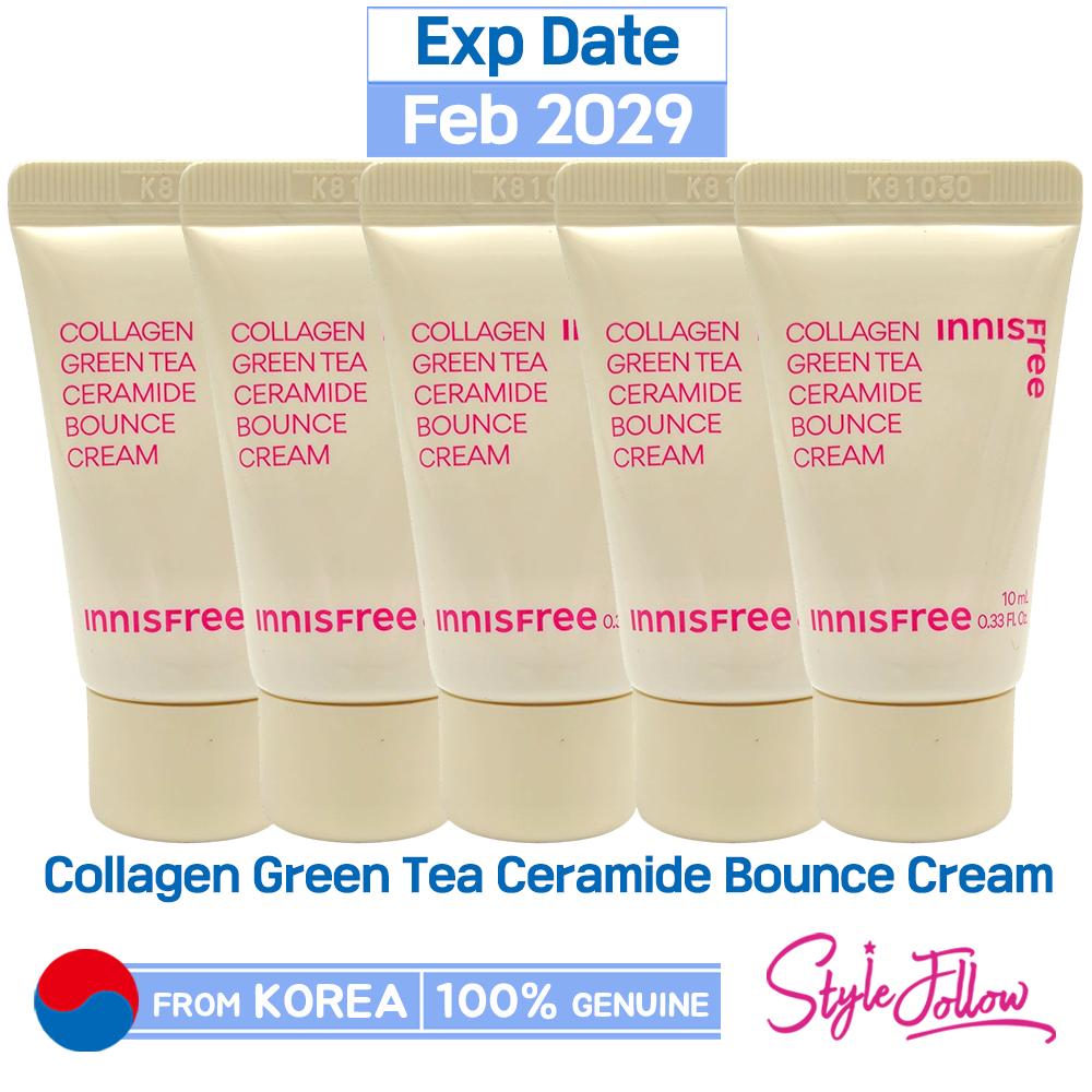 

4шт/40мл_[INNISFREE] Коллагеновый крем с керамидами и зеленым чаем 10мл (Образец)