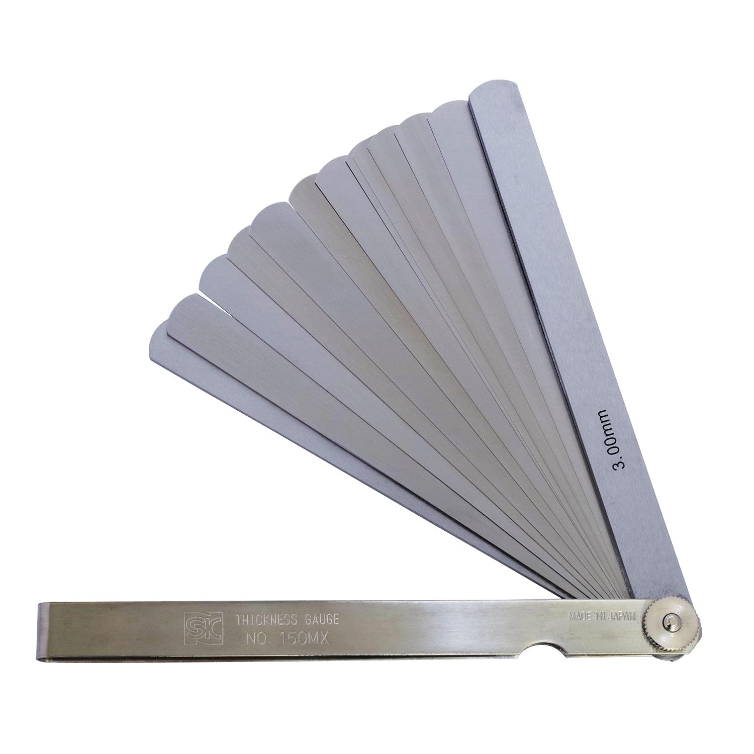 

Набор из 13 толщиномеров Niigata Seiki SK, произведенных в Японии, 150 мм, 150MX (Измеритель зазоров) 0,03-3,00 мм