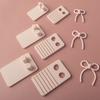 Flexible PLA Clay Earring Mould Set for Line Shaping and Creative Bowknot Designs In Jewelry Crafting