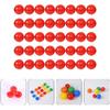 PRETYZOOM 50pcs Empty Colored Round Capsules 5cm Vending Machine Capsules Lottery Balls Small Bingo Raffle Drawing Balls