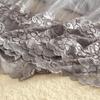 Mittellanger Garnrock für Damen, elastische Taille, bedruckte Spitze, hohe Taille, A-Linien-Rock, Faltenrock, Arbeit, Reisen