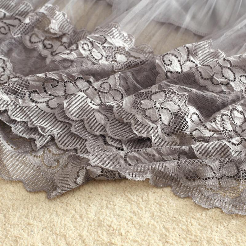 Mittellanger Garnrock für Damen, elastische Taille, bedruckte Spitze, hohe Taille, A-Linien-Rock, Faltenrock, Arbeit, Reisen