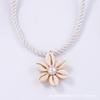 Accessories Bohemian Summer Fresh Beach Vacation Wind Hand Braided Rope Shell Pendant Ladies Necklace
