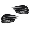 1 Coppia Copertura Trim Lama d'Aria Lampada Fendinebbia Paraurti Anteriore Per Mercedes Benz GLE GLS W166 X166 2015- Griglia Splitter Cromata
