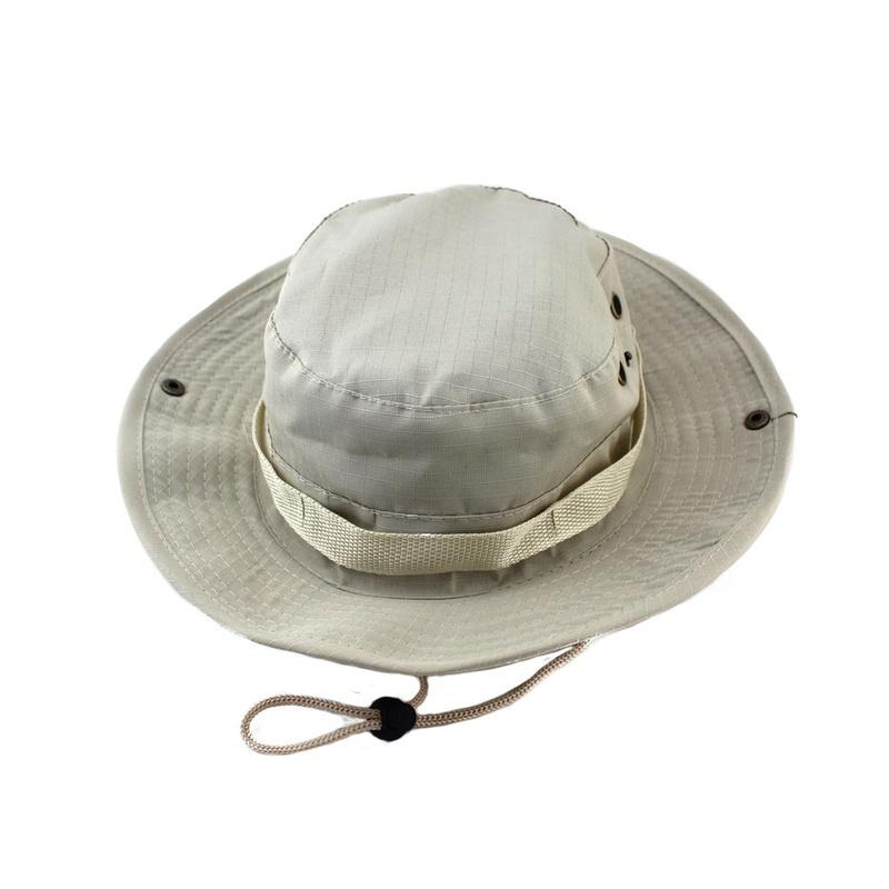 Summer Camo Fisherman Casual Bucket Camping Hiking Travel Fishing Mountaineering Sombrero Sun Shade