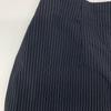 ENFOLD [Good Condition/23AW] 300GA231-0230 WIDE-STRAIGHT COCOON TROUSERS Striped Trousers Bottoms 36 NavyUsed