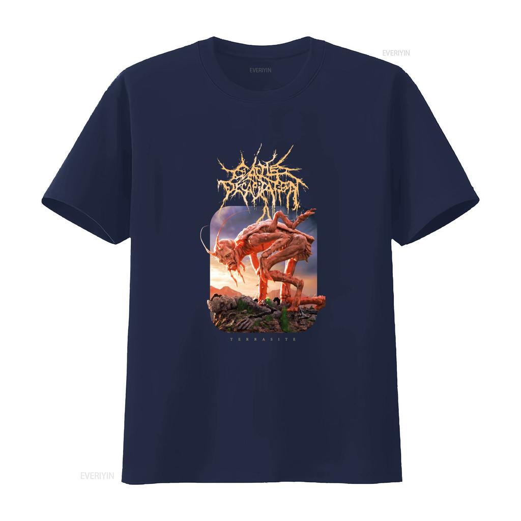 Cattle Decapitation Terrasite T-Shirt Offizielles Band Merch Größen S bis XXL Einzigartiges Artwork Perfekt für Metal-Fans vintage Gewaschen