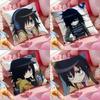K-Kuroki T-Tomoko Pillow Case Anti-dustmite Pillowcase Invisible Zipper Silky Short Plush Sofa Cushion Cover