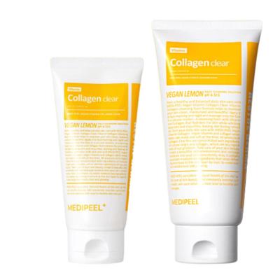 MEDIPEEL Vegan Vitamin Collagen Clear (300ml + 120ml) | Jumbo Size Pore Brightening & Revitalizing Cleanser