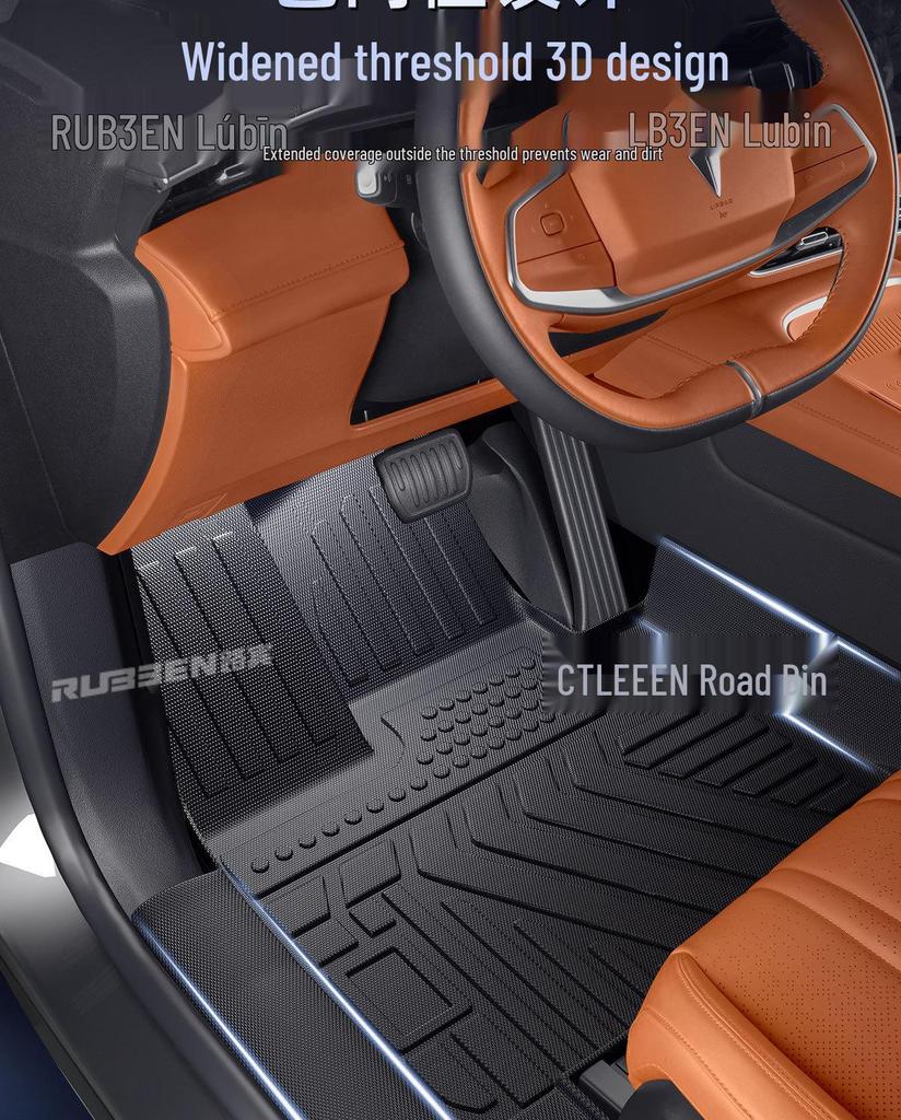 Lubbin TPE Waterproof Floor Mats for Deepal S07