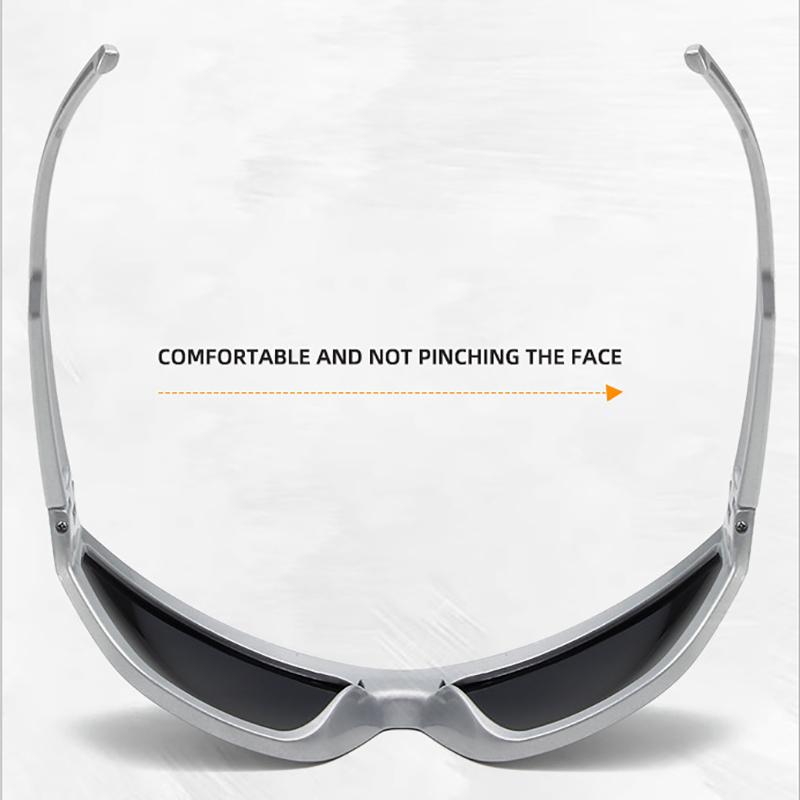 Wrap Around Sunglasses Cycling Sports Steampunk Sun Glasses Men Trendy One Piece Frameless Glasses Ladies Shades Fashion Eyewear