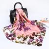 Women's Baotou Artificial Silk Satin Silk Scarf 90cm Printing Square Scarf Silk Scarf