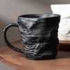 Ceramic Couple Water Cup Personalized Coffee Design Light Luxury High Aesthetic Value Office and Home Mug
